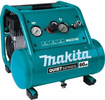 Makita Portable Air Compressor 2Gal. 135PSI 1HP Oilfree Portable Corded Electric • $300