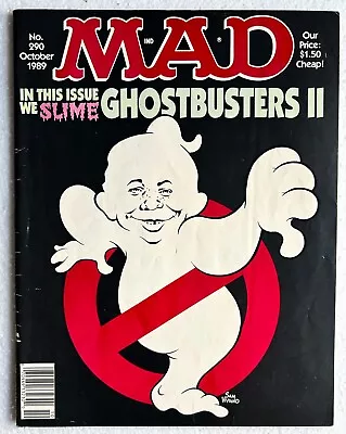 MAD MAGAZINE  OCT 1989 #290 COLLECTIBLES Comics NOT TOUCHED OVER 25 YRS! FINE+ • $7.99