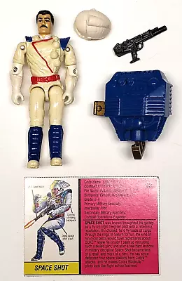 Gi Joe 1994 Star Brigade Space Shot Loose Complete With File Card • $54.99