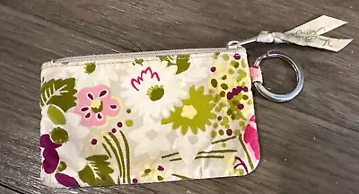 Vera Bradley Make Me Blush 2010 Retired ID Window Wallet Coin Purse Key Ring • $5.99