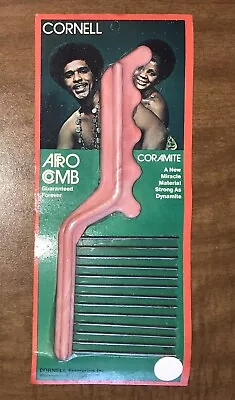 Vintage 1970’s Cornell Afro Comb Hair Pick New Old Stock Coromite Free Shipping • $24.99