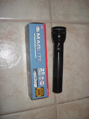 OPEN BOX Maglite S2D015 Black XENON 2 D Cell Professional Flashlight Light • $32.35