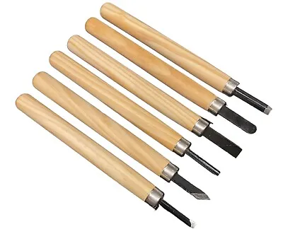 £3.99 • Buy 6Pcs Wood Carving Knife Chisel Kit Woodworking Whittling Cutter Chip Hand Tool