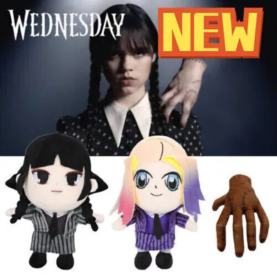 Wednesday Addams Family Thing Plush Doll Wednesday Cartoon Plush Toy Gift 25cm U • £6.21