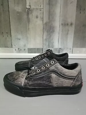 $47 • Buy Vans Vault X Jim Goldberg X Raised By Wolves  Acid Washed Denim   Mens Sz 5/6.5W