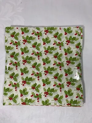 Christmas Stitched Moda Layer Cake 42 100% Cotton 10  Precut Quilt Squares • $42.99