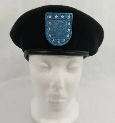 New Authentic US Army Black Beret Uniform Wool - Size 7⅛ • $20