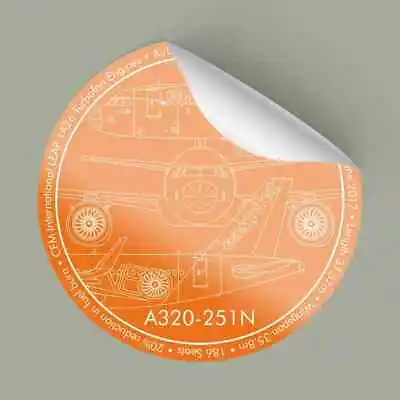 EasyJet A320neo Sticker • £4.95