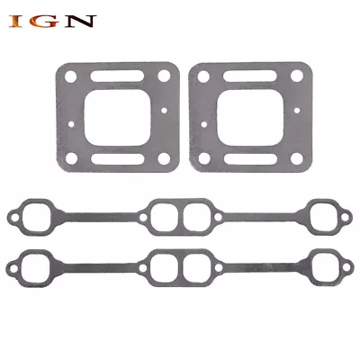 Exhaust Gasket Manifold For Mercruiser 5.0 Mpi 5.7 350 Mag Riser Block V8 Elbow • $12.85