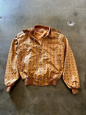 Vintage Dapper Dan MCM “Members Only” XL Leather 80s Jacket • $1500