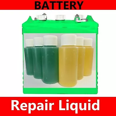 Interstate 6V 6 Volt Golf Cart Marine Deep Cycle GC2 T105 Battery Repair Liquid • $49.51