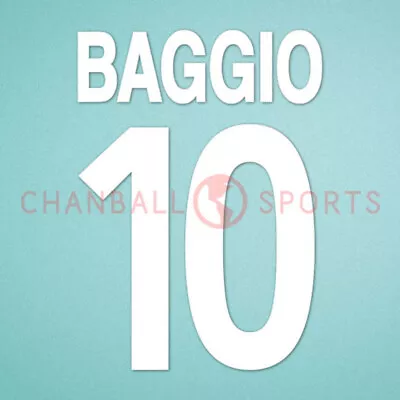 Baggio #10 2003-2004 Brescia Homekit Nameset Printing • £13.19