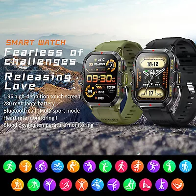 Sports Smart Watch Heart Rate Blood Pressure Body Temperature Fitness Tracker • $54.99