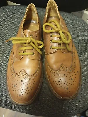 Mens Vintage Leather Clifford James Country Style Brogues Size 9 • £12.50