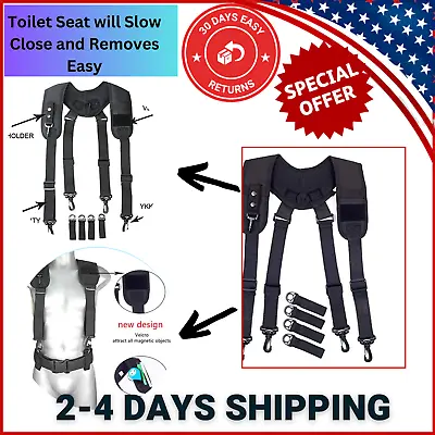 Tool Belt Suspenders Tactical Suspenders Duty Belt Harness Padded • $29.92