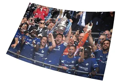 Chelsea FC Football Poster Print Size 12 X 18 Inches (30 Cm X 46 Cm) • £7.99