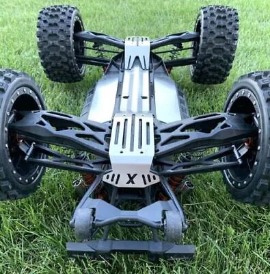 Traxxas X-Maxx XMAXX USA Stainless Steel Chassis Armor Complete 5pc Skid Plate • $58.79