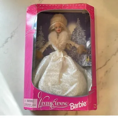Vintage 1998 Mattel Barbie Winter Evening; Special Edition Doll; NIB • $40