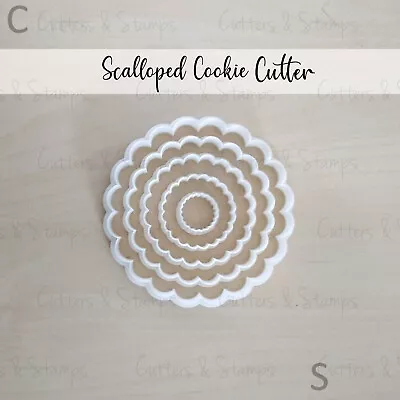 SCALLOPED Cookie Cutter | Baking Tools  • $28.99