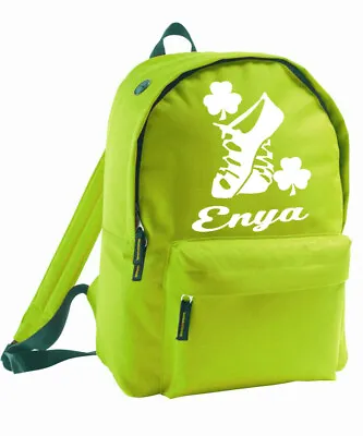 $37.06 • Buy Personalised Irish Dancer Backpack Kit School Bag Dancing Birthday Rucksack