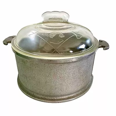 GUARDIAN SERVICE Ware 9  Round 3 Quart Dutch Oven With Glass Lid. • $34