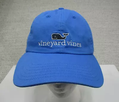 Vineyard Vines Strapback Hat Cap Whale Logo Dad Hat Light Blue • $8.49