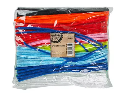 500 Pipe Cleaners Chenille Sticks Stem Assorted Plain Colours Craft 30cm • $24.95