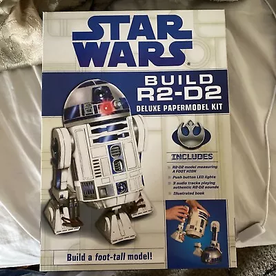 Star Wars Build R2-D2 Deluxe PaperModel Model Kit 12  From 2015 • $14.93