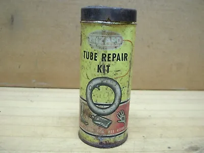 Vintage Wizard Western Auto Tube Tire Repair Kit Tin Can Car Bicycle Patch Kit • $15.99