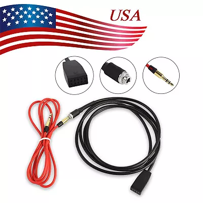 3.5mm Car AUX In Input Interface Adapter MP3 Radio Cable For BMW E39 E53 X5 E46 • $9.35