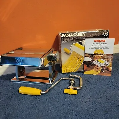 Vintage Marcato Pasta Queen Model 150 Pasta Maker W/ Box - Made In  Italy • $19.99