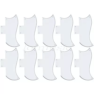 10 Pcs Guitar Pickguards Scratch Plate For Gibson SG Standard Parts White 3 Ply • $63.79