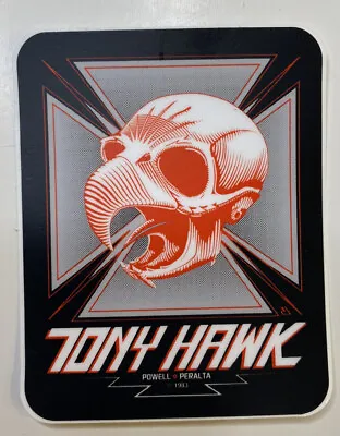 Tony  Hawk VINTAGE SKATEBOARDING STICKER 1980’s Vintage Skateboarding TONY HAWK • $5.99