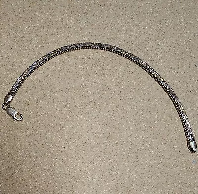 Vintage Sterling Silver 925 Milor Bracelet Made In Italy 7.25   • $25.99