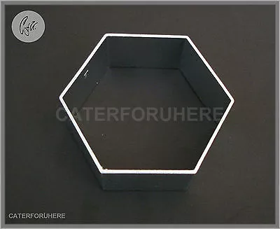 £4.45 • Buy Hexagon Biscuit Cutter Seamless Cookies Clay Craft Cake Decorating Sugarcraft 