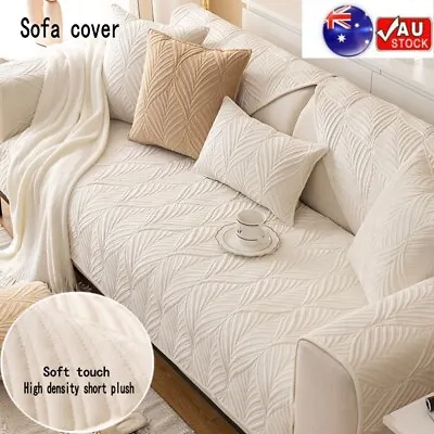 Thick Sofa Cover Non-Slip 1/2/3/4 Seater L Shape Corner Couch Slipcover Protecto • $17.79