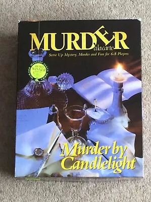 Retro Murder A La Carte Game - Murder By Candlelight - For 6-8 Players: See Info • $12.45