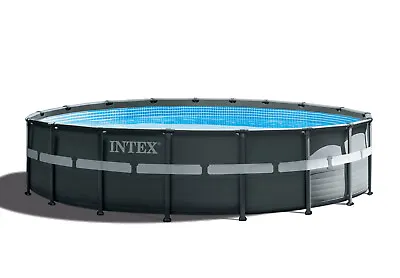 Intex Ultra XTR Frame Above Ground Swimming Pool 18ft X 52in #26330 • £1149