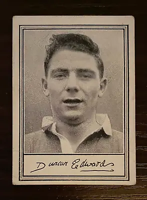 1954 Duncan Edwards Rookie Barratt A2 #39 England Manchester United Greatest • $250