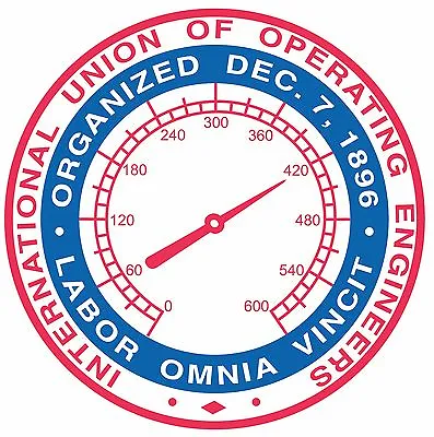 International Union Of Operating Engineers UNION Labor STICKER Decal 4  HARD HAT • $9.95