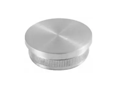 £7.20 • Buy Handrail System Flat End Caps (PAIR) For 42.4 CHS X2 THK Stainless Steel Tube