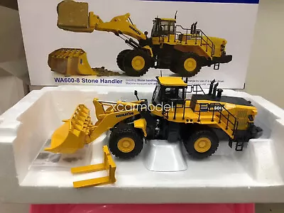 1/50 Scale Universal Hobbies Komatsu WA600-8 Stone Handler DieCast Toy UH8153 • $78.98