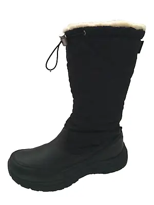 UGG  EVENT Black Snowpeak Tall Winter Waterproof Snow Boots Vibram Soles  Sz 7 • $89.99