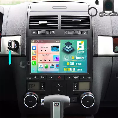 6+128GB Android 13 Car Stereo Radio Carplay GPS WIFI BT For VW Touareg 2003-2010 • $209.99