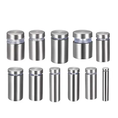 Glass Standoff Mount Stainless Steel Wall Standoff Holder Advertising Nails 4pcs • $8.79
