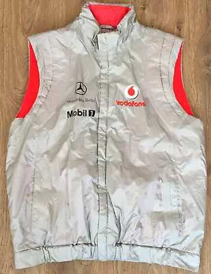 Vodafone McLaren Mercedes F1 Formula One Racing Mens Vest Gilet Jacket Size M • $84.99