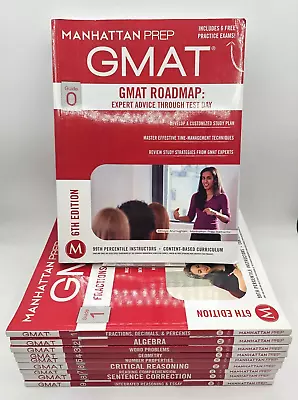 Manhattan Prep GMAT Study Guide 6th Edition Complete Set Test Preparation Bundle • $49.99