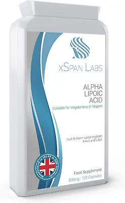 Alpha Lipoic Acid 300Mg 120 Capsules – Dual ALA (Both R-ALA And S-ALA) – A UK Ma • £13.52