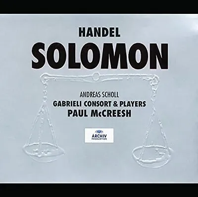 Paul Agnew - Handel: Solomon /Scholl � Dam-Jensen � Hagl... - Paul Agnew CD FGVG • £9.71