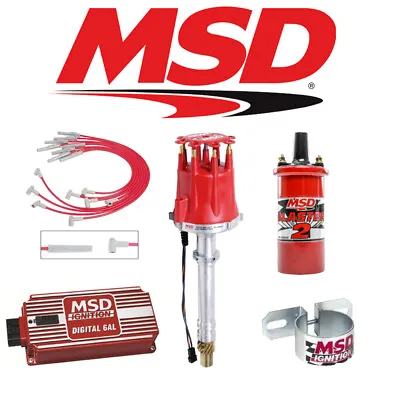 MSD Complete Ignition Kit - Digital 6AL/Distributor/Wires/Coil BBC Roller Cam • $1024.99